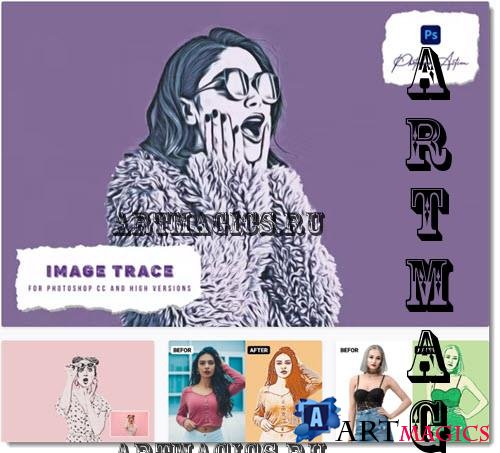 Image Trace Effect