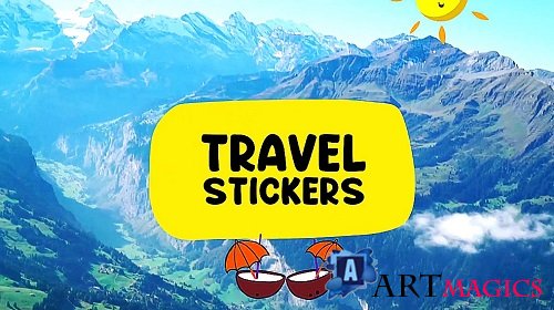 Videohive - Travel Stickers 37725103 - Project For Final Cut & Apple Motion