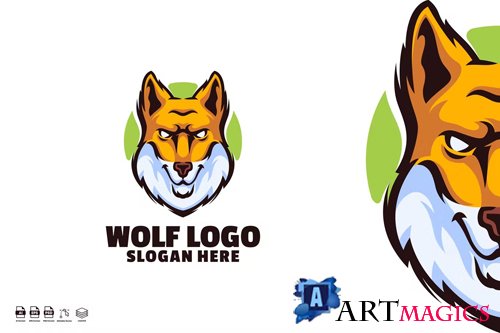 Wolf Logo designs