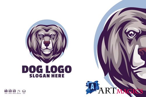 Dog Head Logo Designs