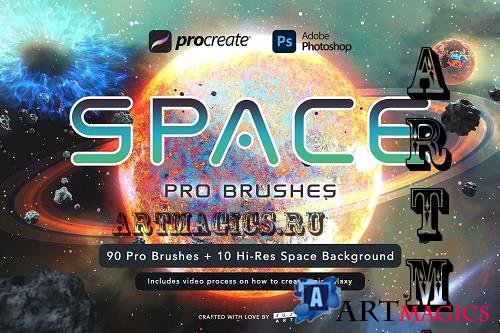 Space Pro Galaxy Brushes - 7184464