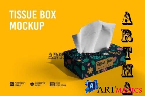 Tissue Box Mockup - 7159066