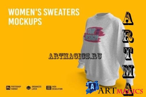 Women's Sweaters Mockup - 7150680
