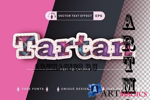 Tartan - Editable Text Effect - 7286733