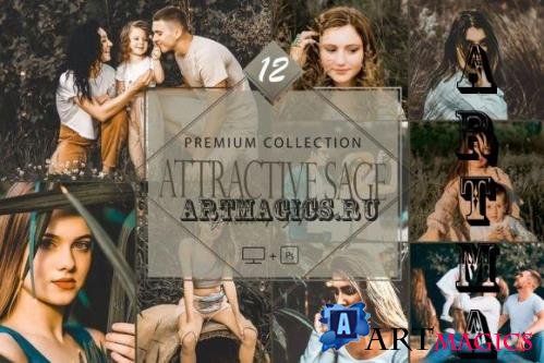 12 Attractive Sage Photoshop Actions