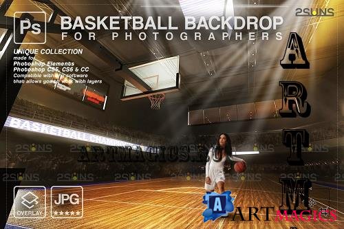 Basketball Digital Backdrop V4 - 7328589