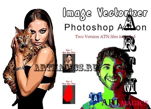 Image Vectorizer Photoshop Action - 7339971