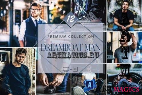 12 Photoshop Actions, Dreamboat Man Ps