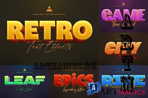 Retro Text Effects - 7354159