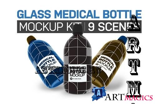 Glass Medical Bottle Kit - 7333348