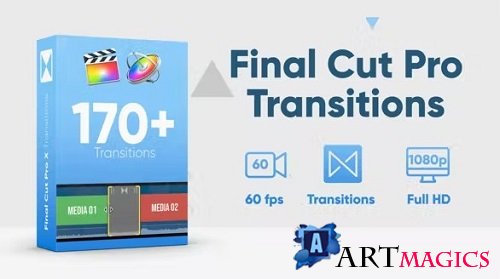 Videohive - 170+ Final Cut Pro X Transitions 38524672 - Project For Final Cut & Apple Motion