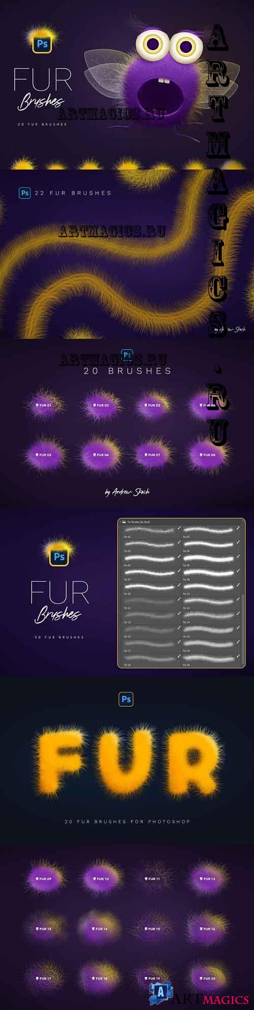 Fur Photoshop Brushes - 7377246