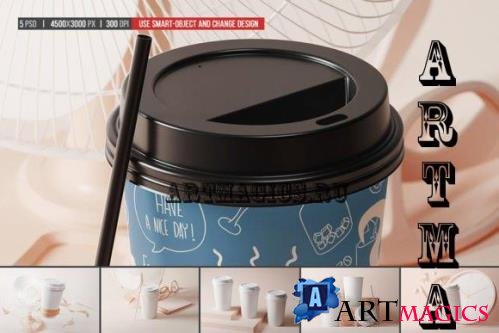 Takeaway Paper Coffee Cup Mockup