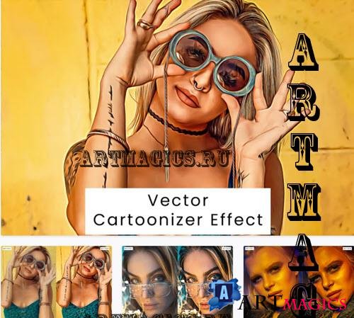 Vector Cartoonizer Effect - BQ9D6RL