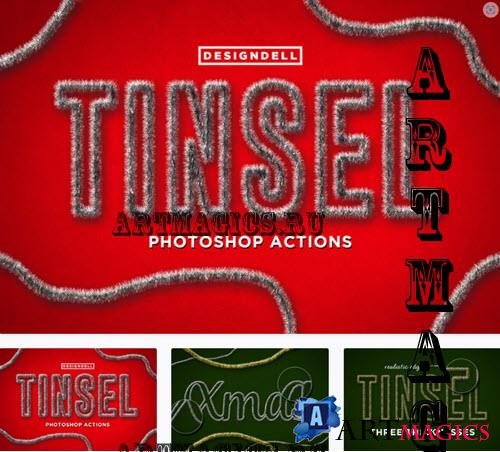 Tinsel Photoshop Action - H7C42TD
