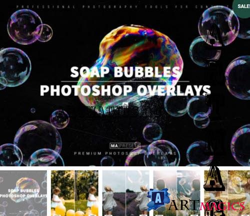 130 Soap Bubbles Overlays