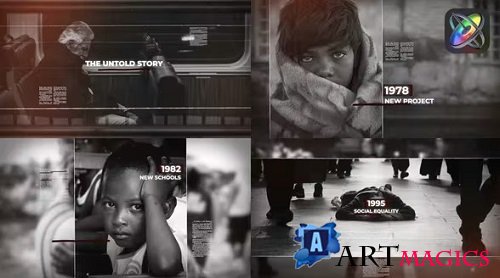 Videohive - History Timeline 38665849 - Project For Final Cut & Apple Motion