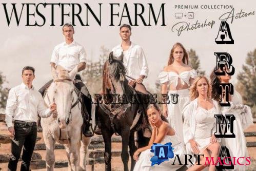 20 Western Farm Photoshop Actions, Color