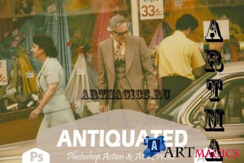 12 Antiquated Photoshop Actions And ACR Presets, Vintage - 1932750