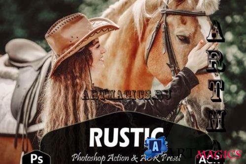 10 Rustic Photoshop Actions And ACR Presets, Western Fashion - 1932758