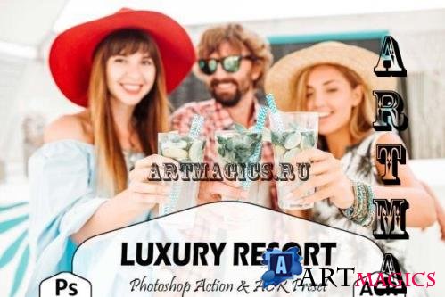 10 Luxury Resort Photoshop Actions And ACR Presets, Swimming - 1932767