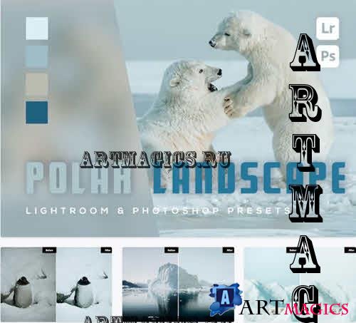 6 Polar Landscape Lightroom and Photoshop Presets - EPGPYNQ