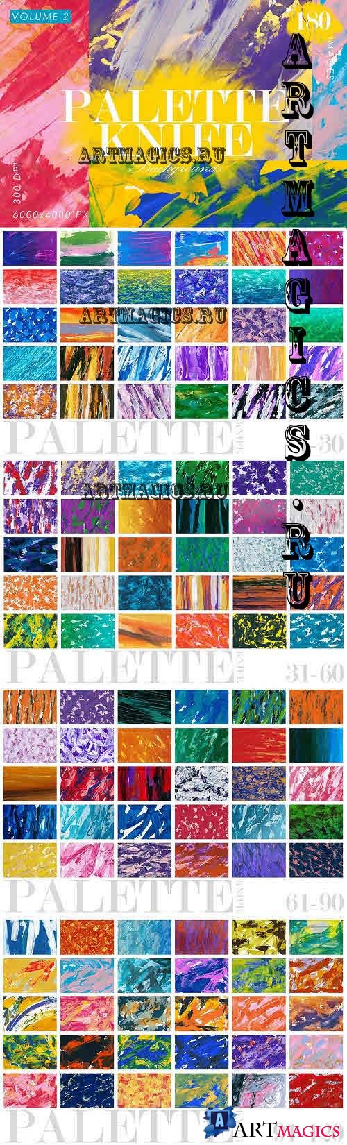 Palette Knife Acrylic Textures 2 - 7504676