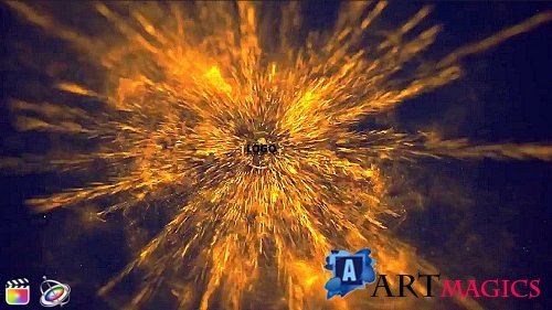 Videohive - Gold Particle Logo Reveal 38989729- Project For Final Cut & Apple Motion