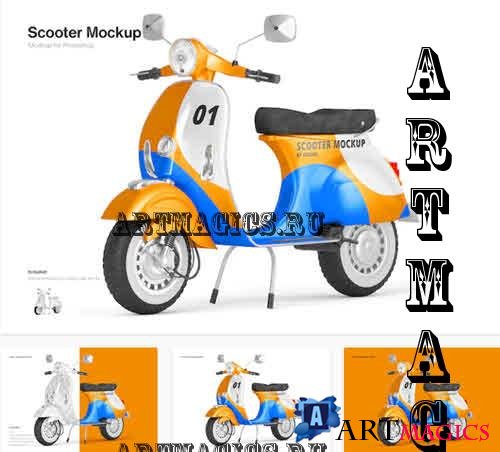 Scooter Mockup - RE476GC