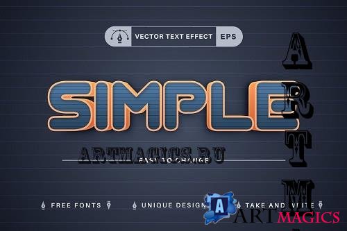 Simple - Editable Text Effect - 7549147