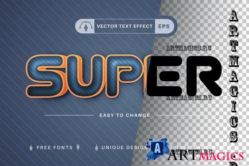 Super - Editable Text Effect - 7549310