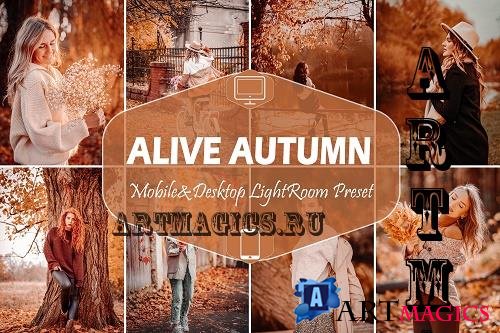 10 Alive Autumn Mobile & Desktop Lightroom Presets, Fall - 2134081