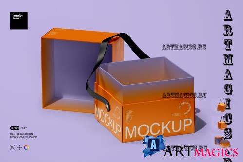 Paper Box Mockup Set - 7540154