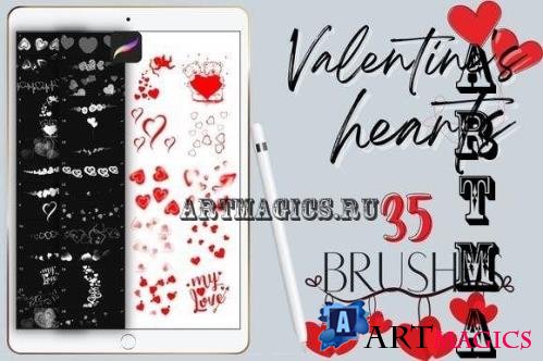 Procreate Valentine's Heart Love Brushes