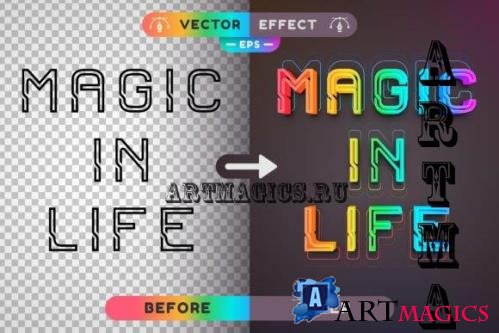 Magic In Life - Editable Text Effect - 7806413