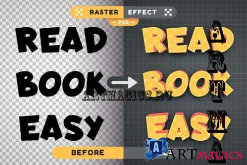 Easy School - Editable Text Effect - 7808814