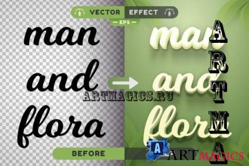 Green Flora - Editable Text Effect - 7811788