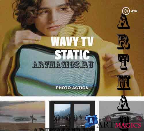 Wavy TV Static Action - 7821563