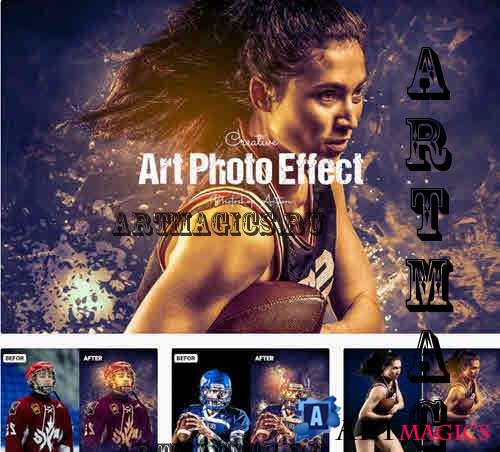 Creative Art Photoshop Action - PCUMACK