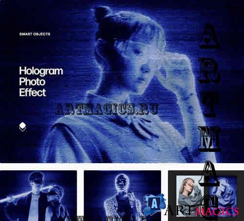 Hologram Photo Effect - 7824043