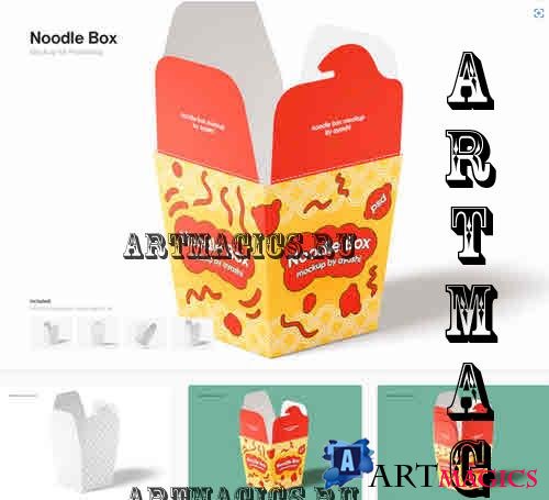 Noodle Box Mockup - 2CRDBSQ