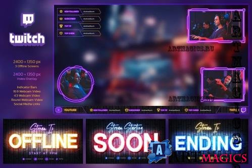 Neon Gaming Twitch - 10182990