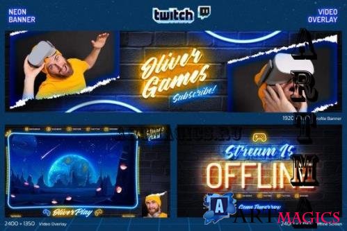 Neon Gaming Twitch - 10197924