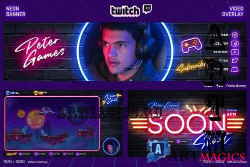 Neon Gaming Twitch - 10194889