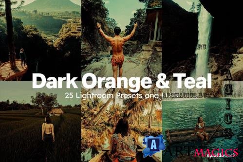 Dark Orange & Teal Lightroom Presets - 10259241