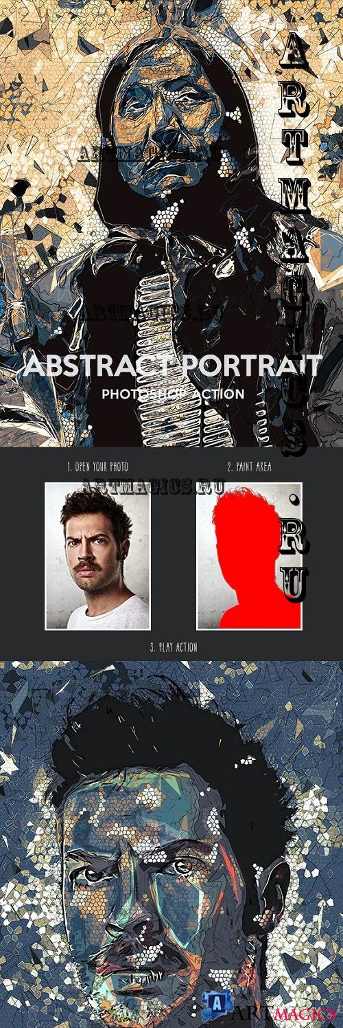 Abstract Portrait - Photoshop Action - 20309708