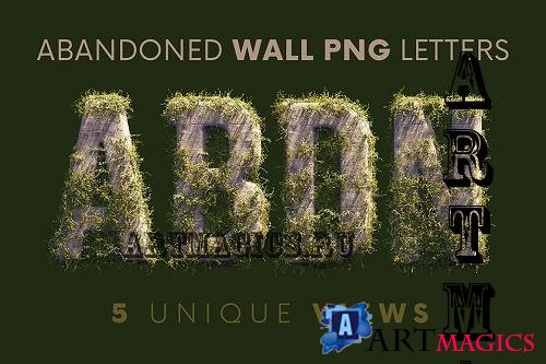 Abandoned Wall - 3D Lettering - 10242107