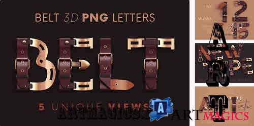 Belt - 3D Lettering - 10277622