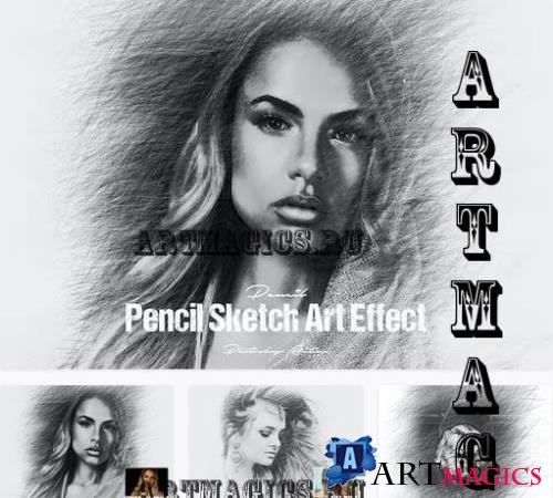 Pencil Sketch Art Effect - WEDASLB