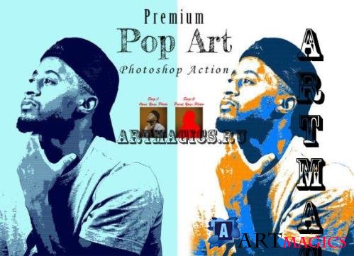 Premium Pop Art Photoshop Action - 10304729
